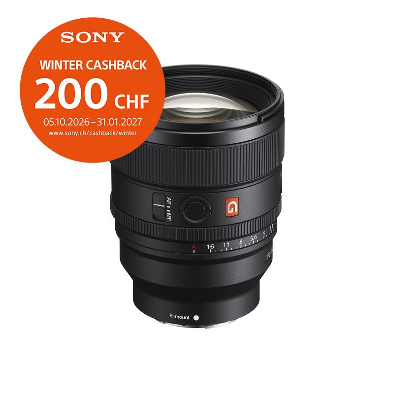 Sony FE 85mm 1.4 GM II - ''4 Jahre Garantie'' - CHF 200 Cashback