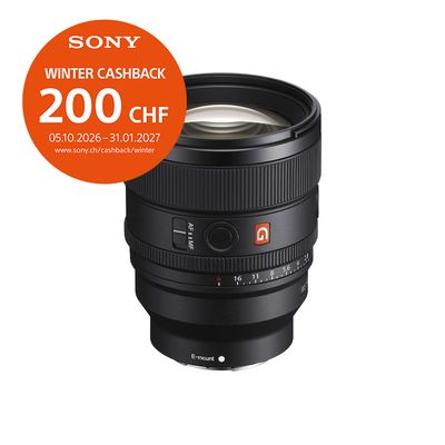 Sony FE 85mm 1.4 GM II - ''4 Jahre Garantie'' - CHF 200 Cashback Sony FE 85mm 1.4 GM II - ''4 Jahre Garantie'' - CHF 200 Cashback