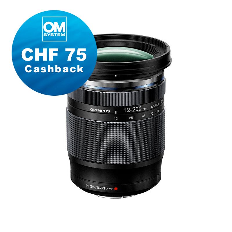 Olympus M.Zuiko 12-200mm 3.5-6.3 ED - CHF 75 Cashback Olympus M.Zuiko 12-200mm 3.5-6.3 ED - CHF 75 Cashback