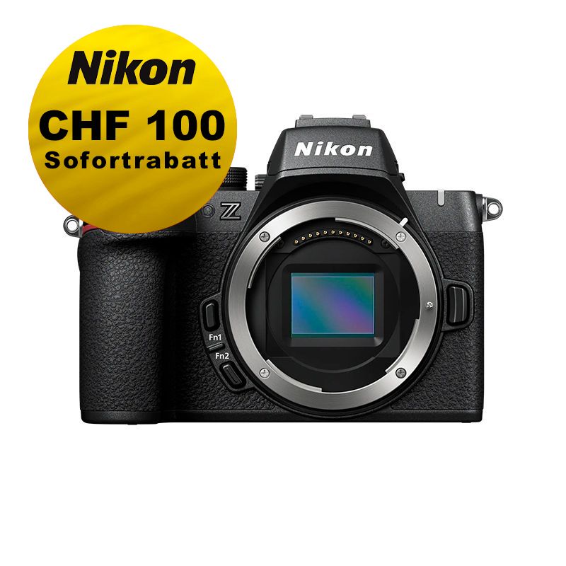 Nikon Z50II Gehäuse - ''Swiss Garantie'' - inkl. CHF 100 Sofortrabatt Nikon Z50II Gehäuse - ''Swiss Garantie'' - inkl. CHF 100 Sofortrabatt
