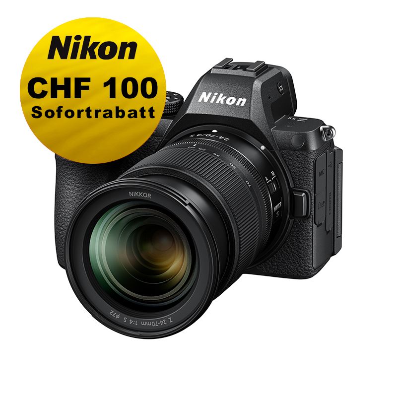 Nikon Z5II Kit mit 24-70mm 4.0 S - ''Swiss Garantie'' - inkl. CHF 100 Sofortrabatt Nikon Z5II Kit mit 24-70mm 4.0 S - ''Swiss Garantie'' - inkl. CHF 100 Sofortrabatt