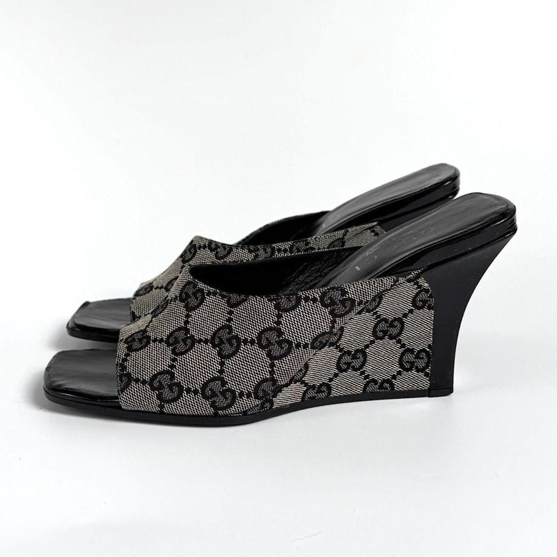 ​Gucci Mule Wedges Heels  EU 36