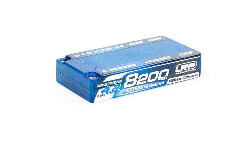 LRP - 1/12 Hyper LCG Modified GRAPHENE-4.2 8200mAh Hardcase Akku - 3.7V - 130C/65C