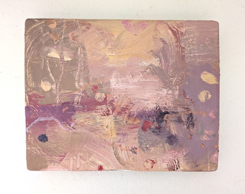 Old Plaster with Golden Veil