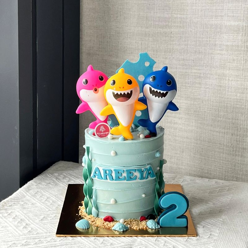 Baby Shark Cake 6 Baby Shark Cake 6