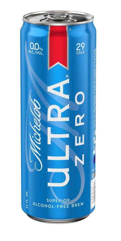 Michelob ULTRA Zero Non-Alcoholic American Lager Beer (12 oz can