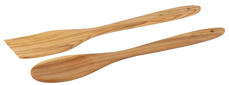 Olive wood ladle set