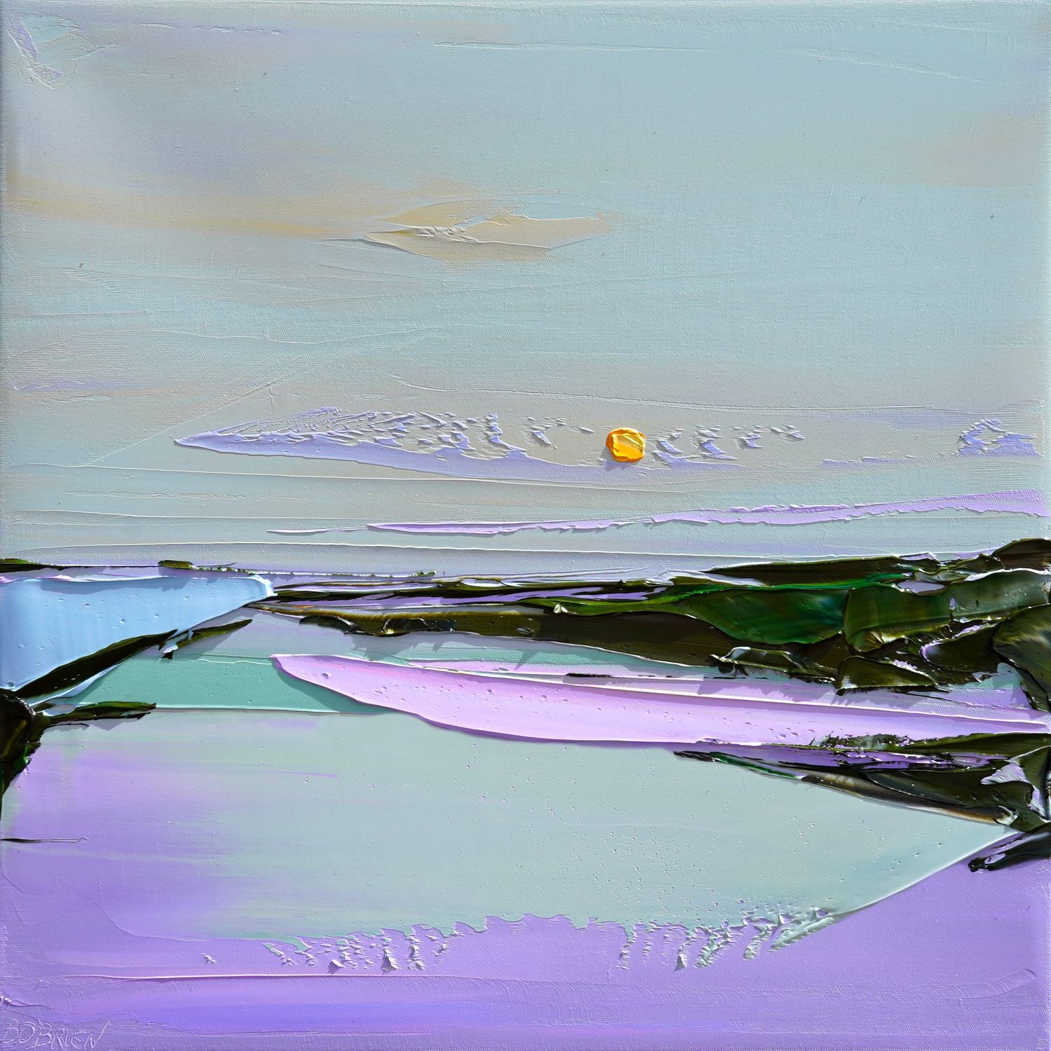 JIGSAW DUNE AND THE MOON - The original painting