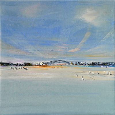 THE BRIDGE FROM MCKELL PARK - The original painting