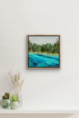 FIVE-COLOR POND JIUZHAIGOU - The original painting