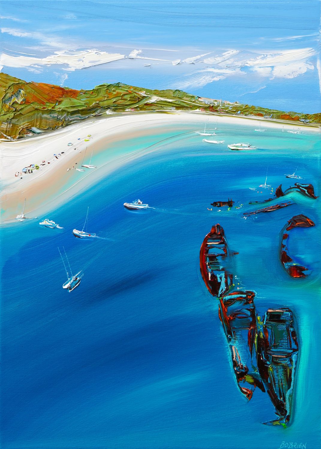 TANGALOOMA - The original painting