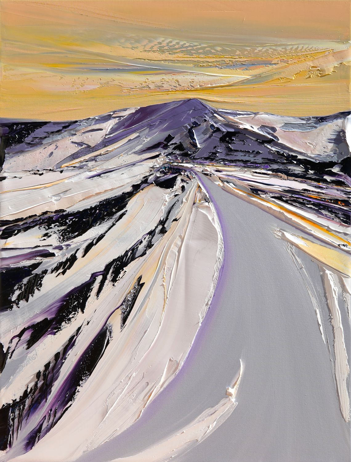 BLUE COW - The original painting