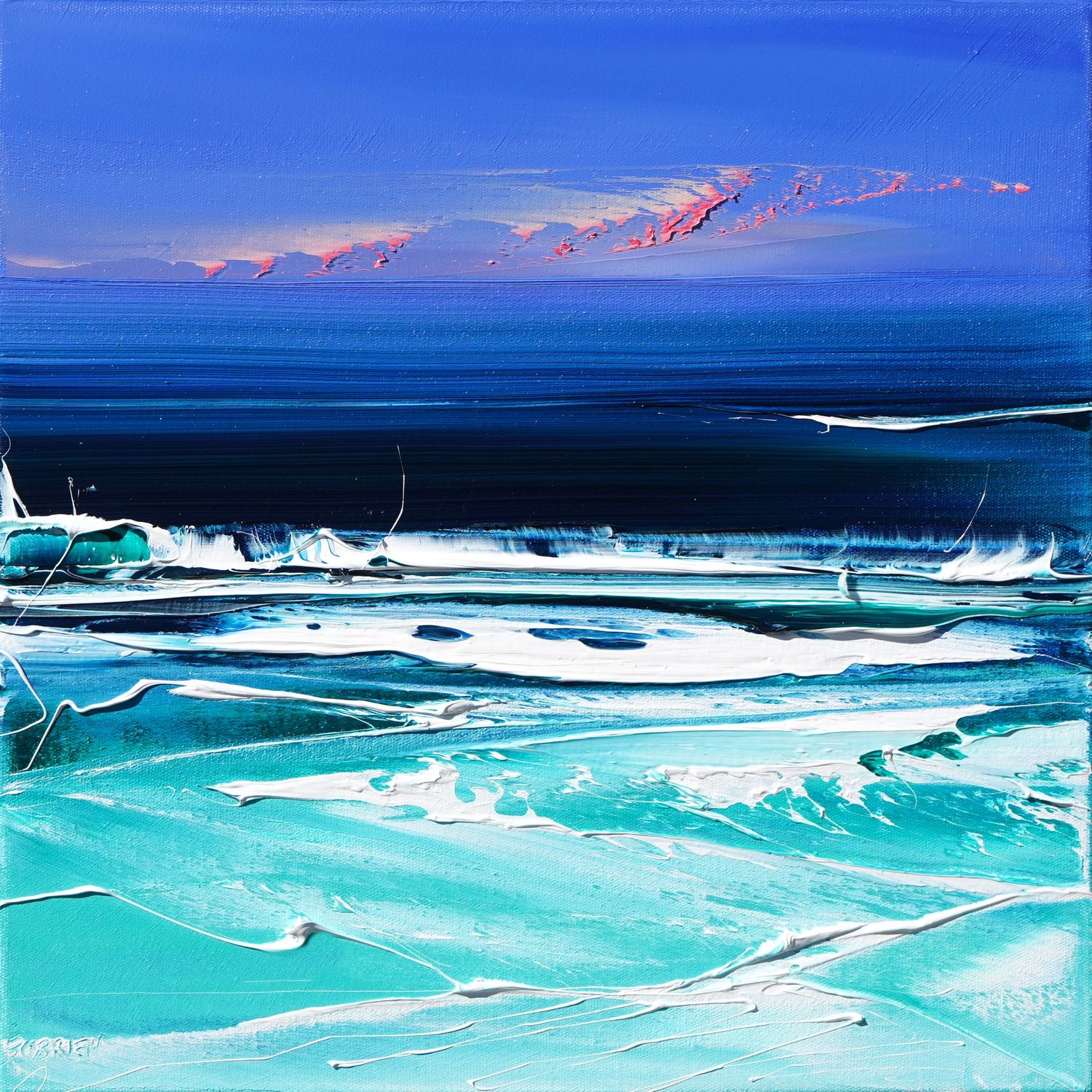 QUIET GRINS - The original painting