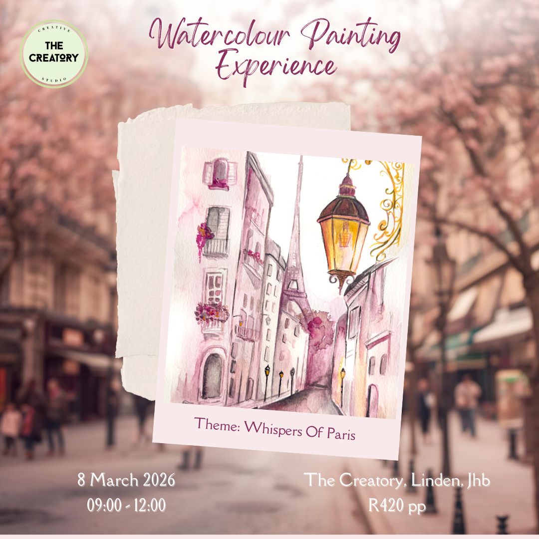 Watercolour Painting Experience: Whispers Of Paris - 8 March 2026