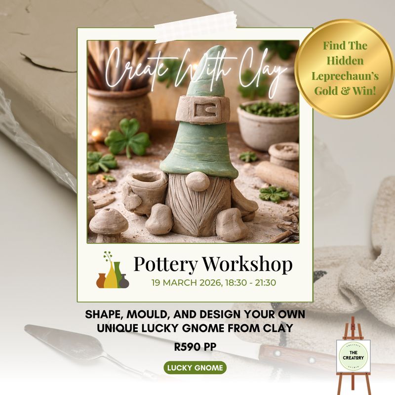 Pottery Workshop: Lucky Gnome - 19 March 2026