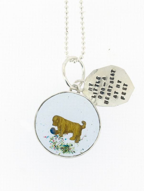 “My Little Dog — A Heartbeat at My Feet” Necklace