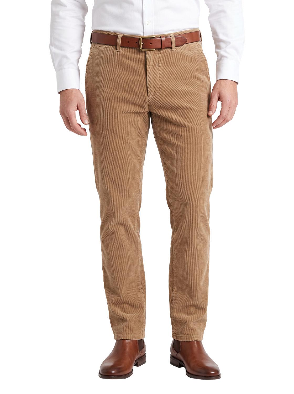 Pantalón de pana color camel