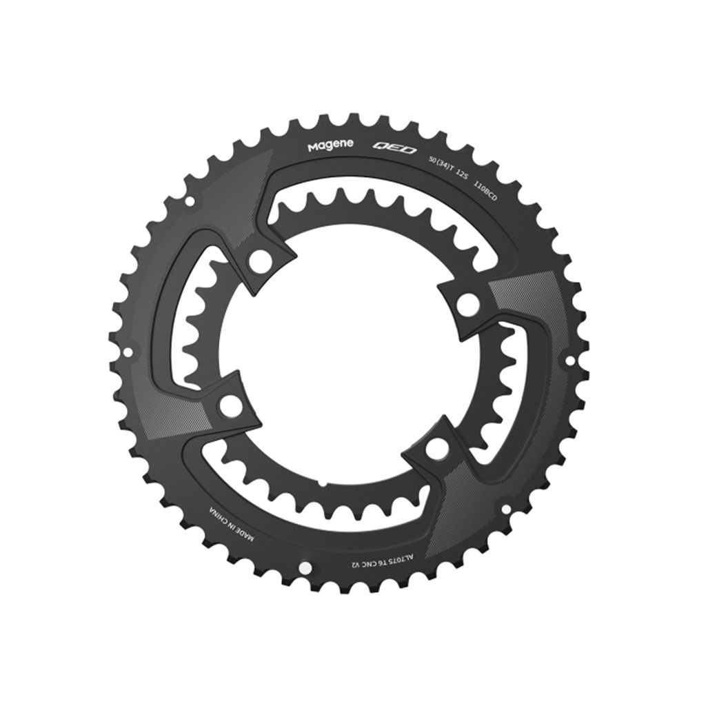 Magene QED Lightweight Split Chainring Set-110/4 BCD (11/12 Speed)