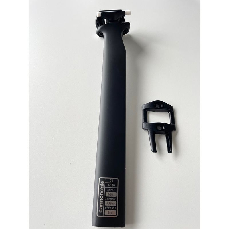 Cannondale S6 EVO Carbon Seatpost v4 330mm, C1 Aero 40, 0 O/Set,