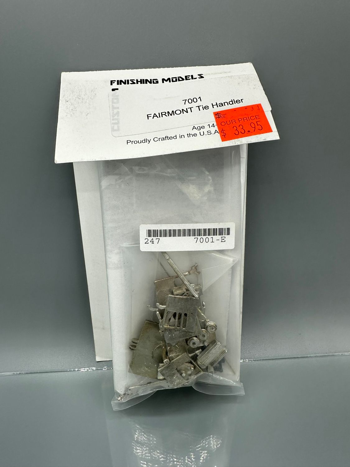 Fairmont Tie Handler Custom Finishing 7001 1:87 Scale Kit