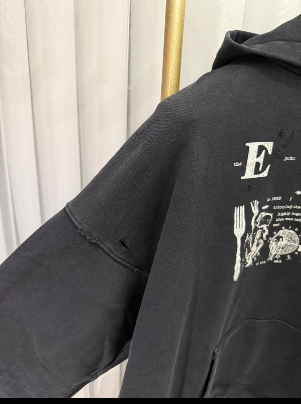 Kids Rich Dep graphic-print hoodie