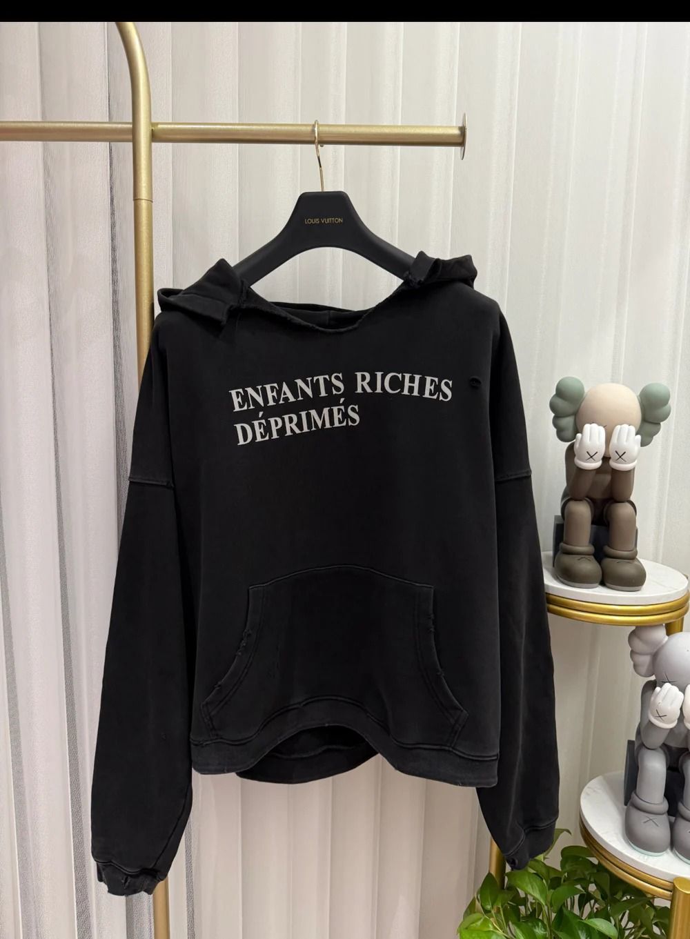 Kids Rich Dep graphic-print hoodie