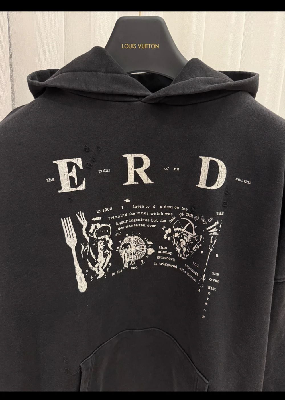 Kids Rich Dep graphic-print hoodie