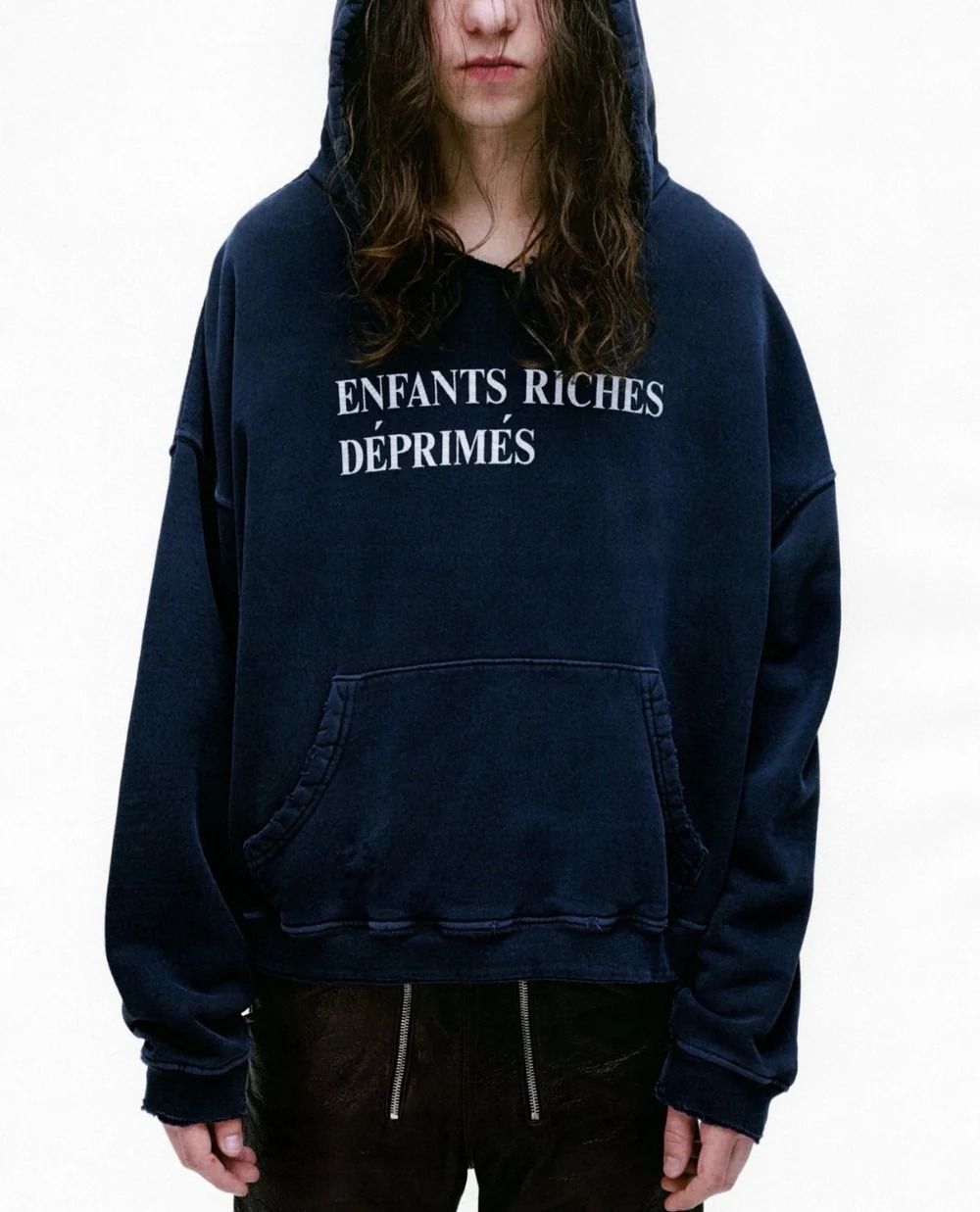 Kids Rich Dep graphic-print hoodie