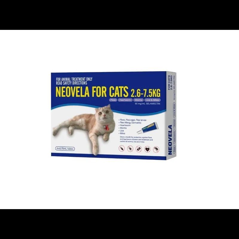 Neovela for Cats (2.6–7.5kg) – 4 Pack
