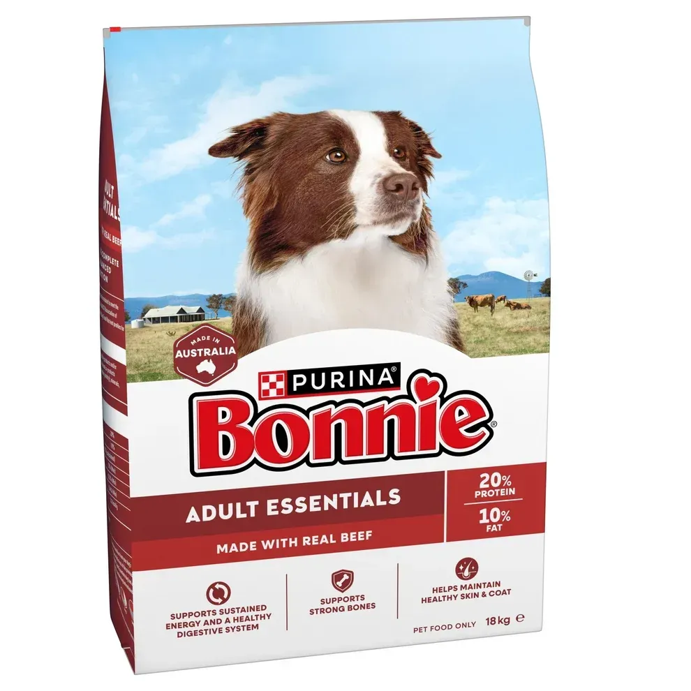 BONNIE Adult Essentials Beef Dry Dog Food – 18kg BONNIE Adult Essentials Beef Dry Dog Food – 18kg