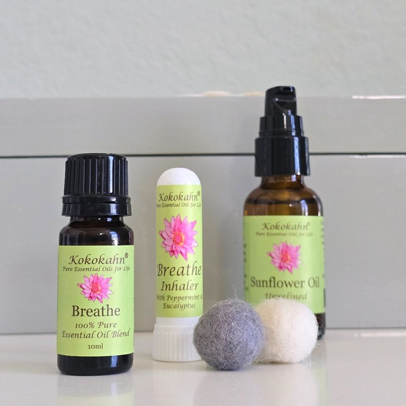 Breathe Wellness Bundle (with Inhaler + Sunflower Oil)