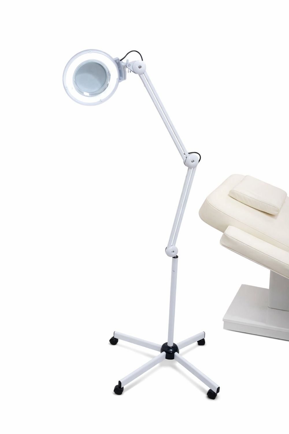 LED lupa sa stalkom – Profesionalna lupa sa postoljem na točkiće
