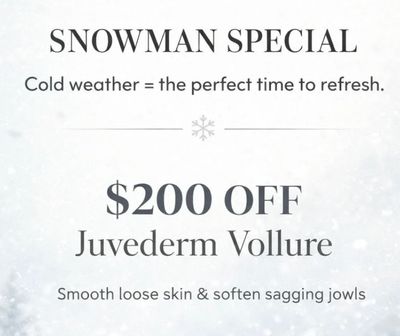 Snowman Special – Juvederm Vollure