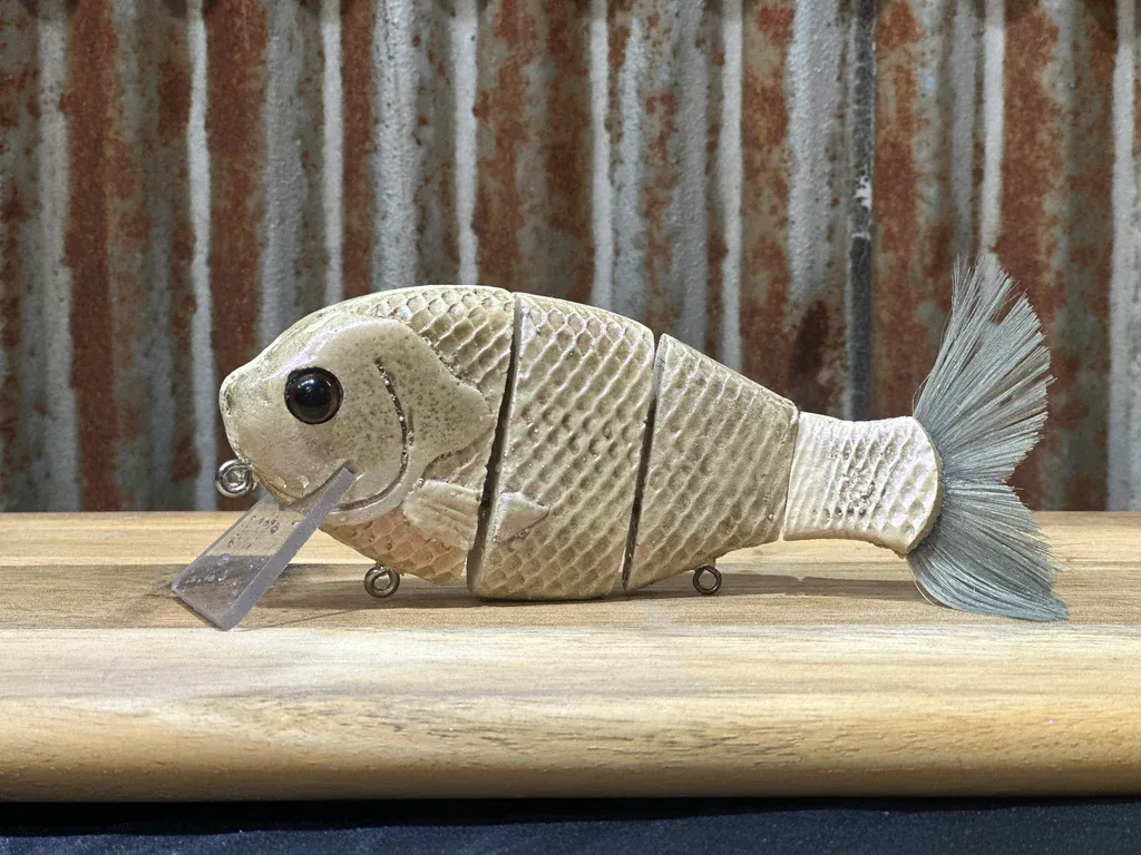 Bull Shad 4x4 6"  Bone