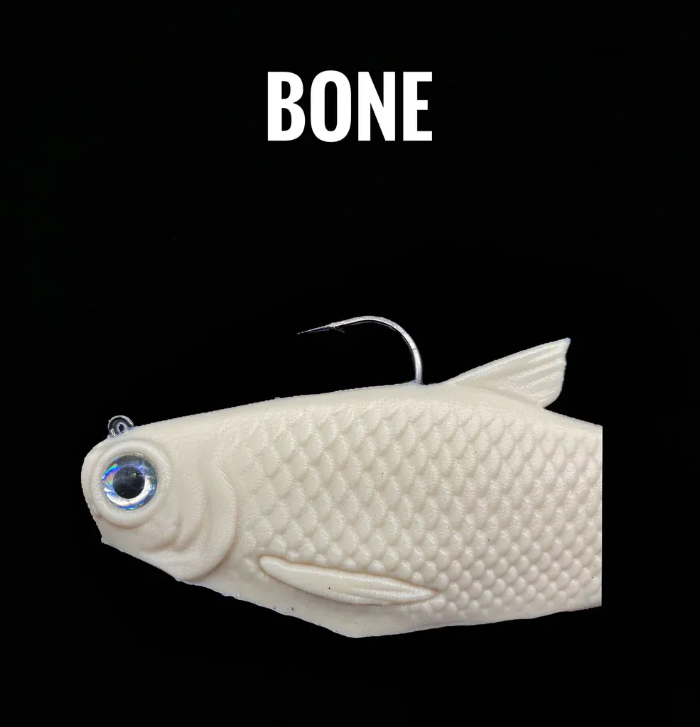Bull Shad Bacca Burrito 6" Bone