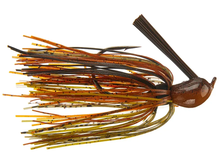 DJ LukeC Compact Pitchin'Jig, 3/8oz Super Matt Brown