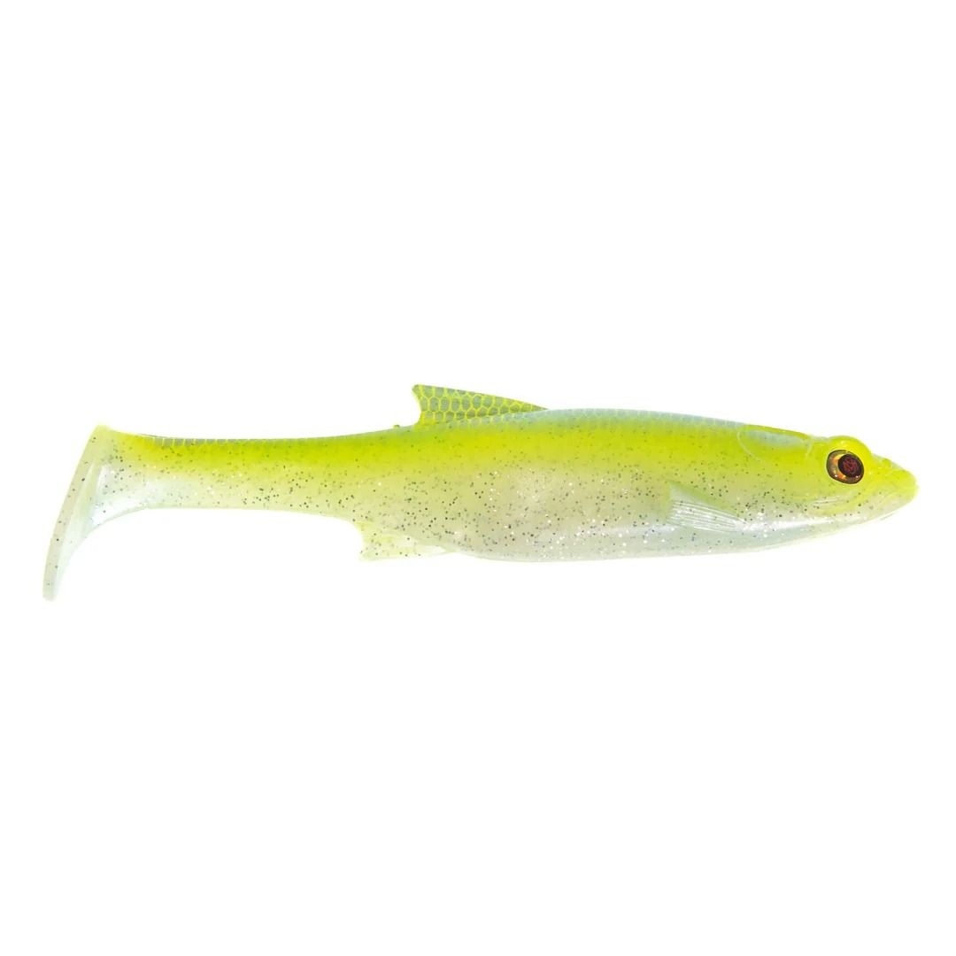 BassMafia DaingerousSwimbait   7'' Chartreuse Blue 2pk