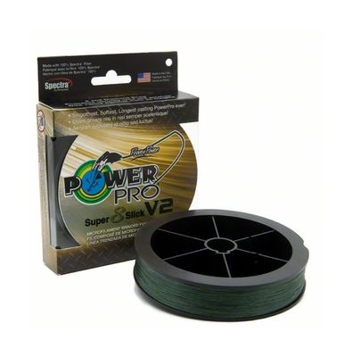 Power Pro  Super Slick V2 8lb 300yd Moss Green