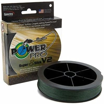 Power Pro 31500500300E Super Slick V2 50lb 300yd Moss Green