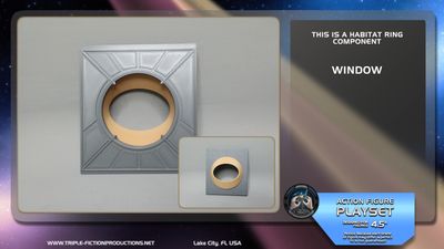Deep Space Station - 4.5" Scale - Habitat Ring Window