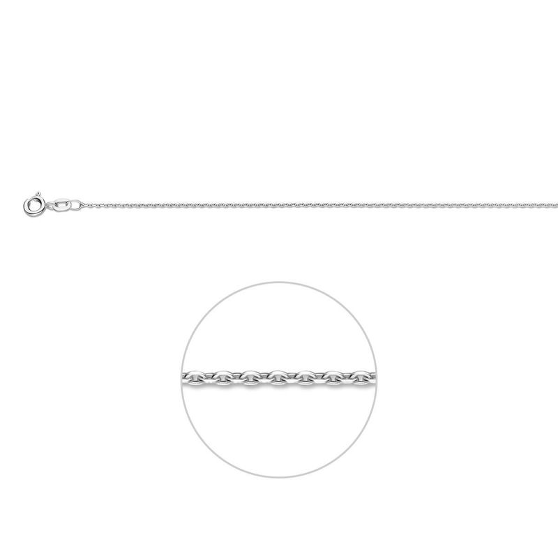 Collier anker (zilver)