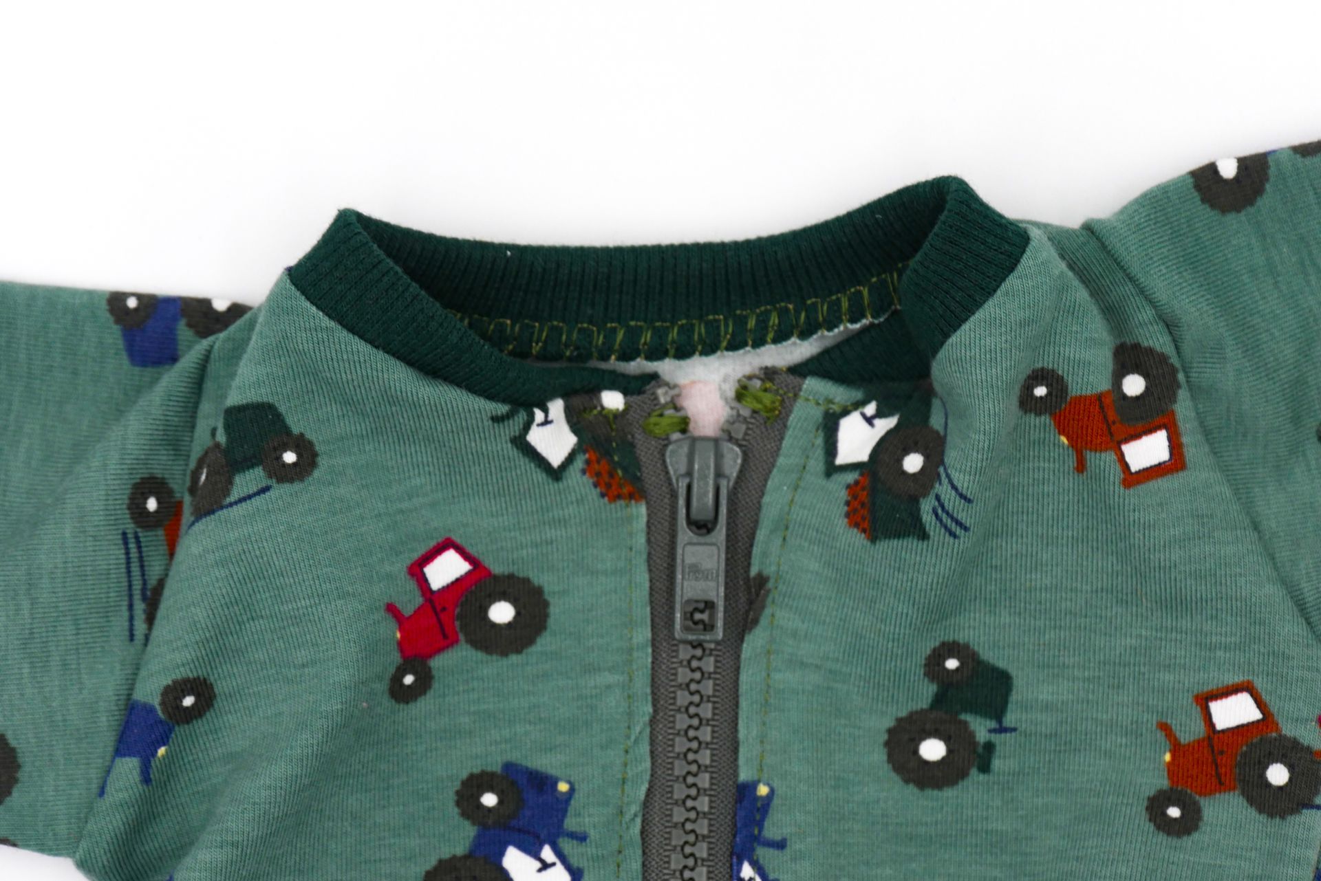 Puppen Jacke || grüne Traktoren || Jacke für Puppen zwischen 45 und 50 cm