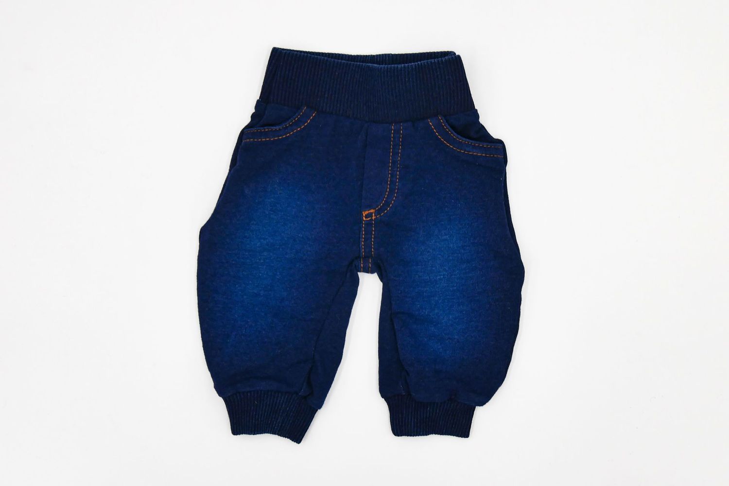 Puppenhose || Jeanshose blau uni || Pumphose für Waldorfpuppen || echte Hosentaschen || Für Puppen zwischen 40 und 50cm