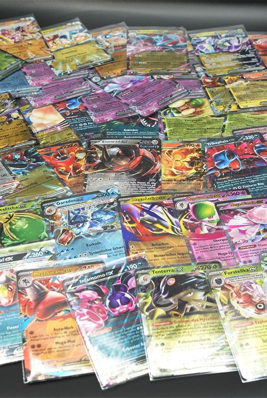 Pokemon 100x EX Einzelkarten - Deutsch
