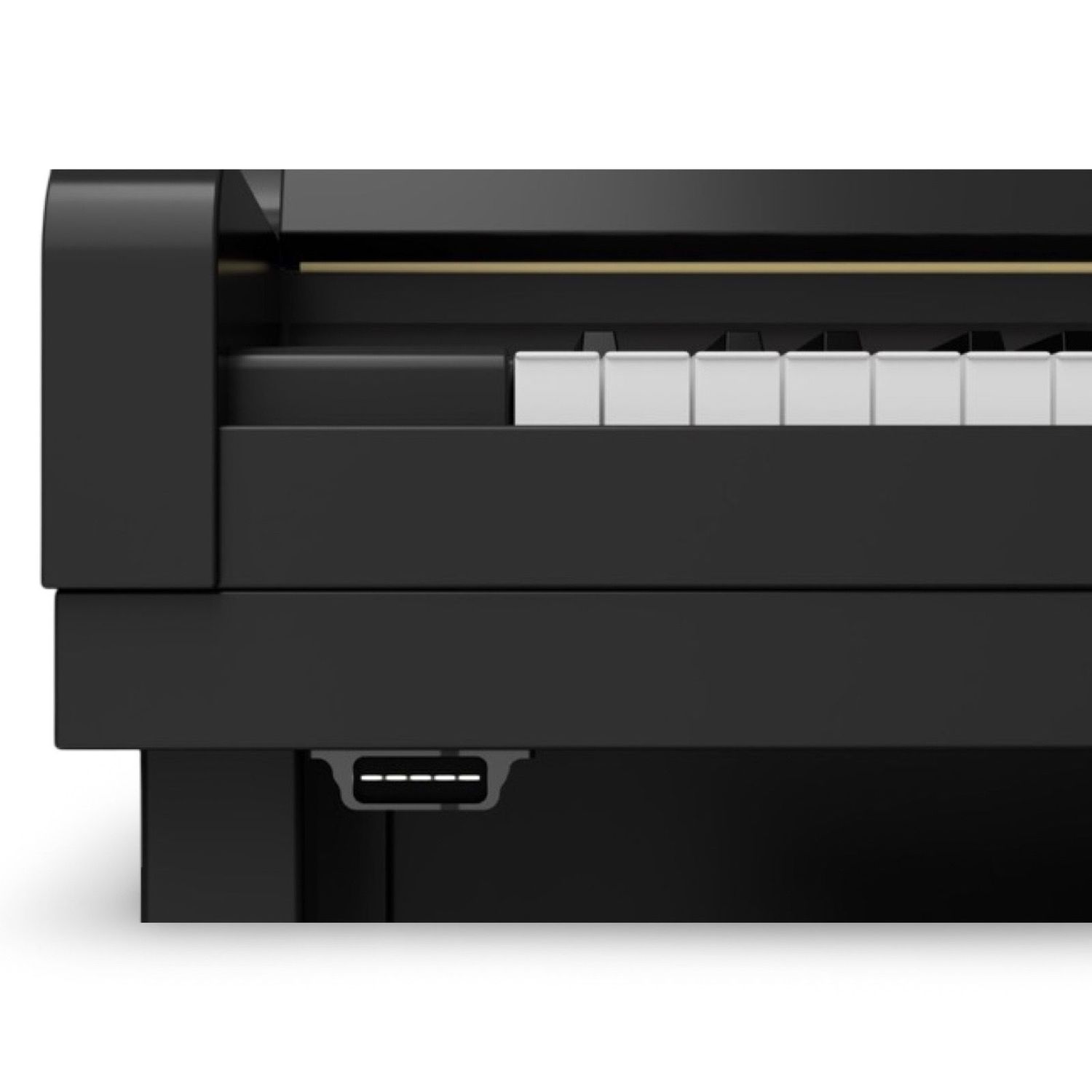 Piano Guard Systeem Piano Guard System geïnstalleerd in een vleugel tot 220 cm