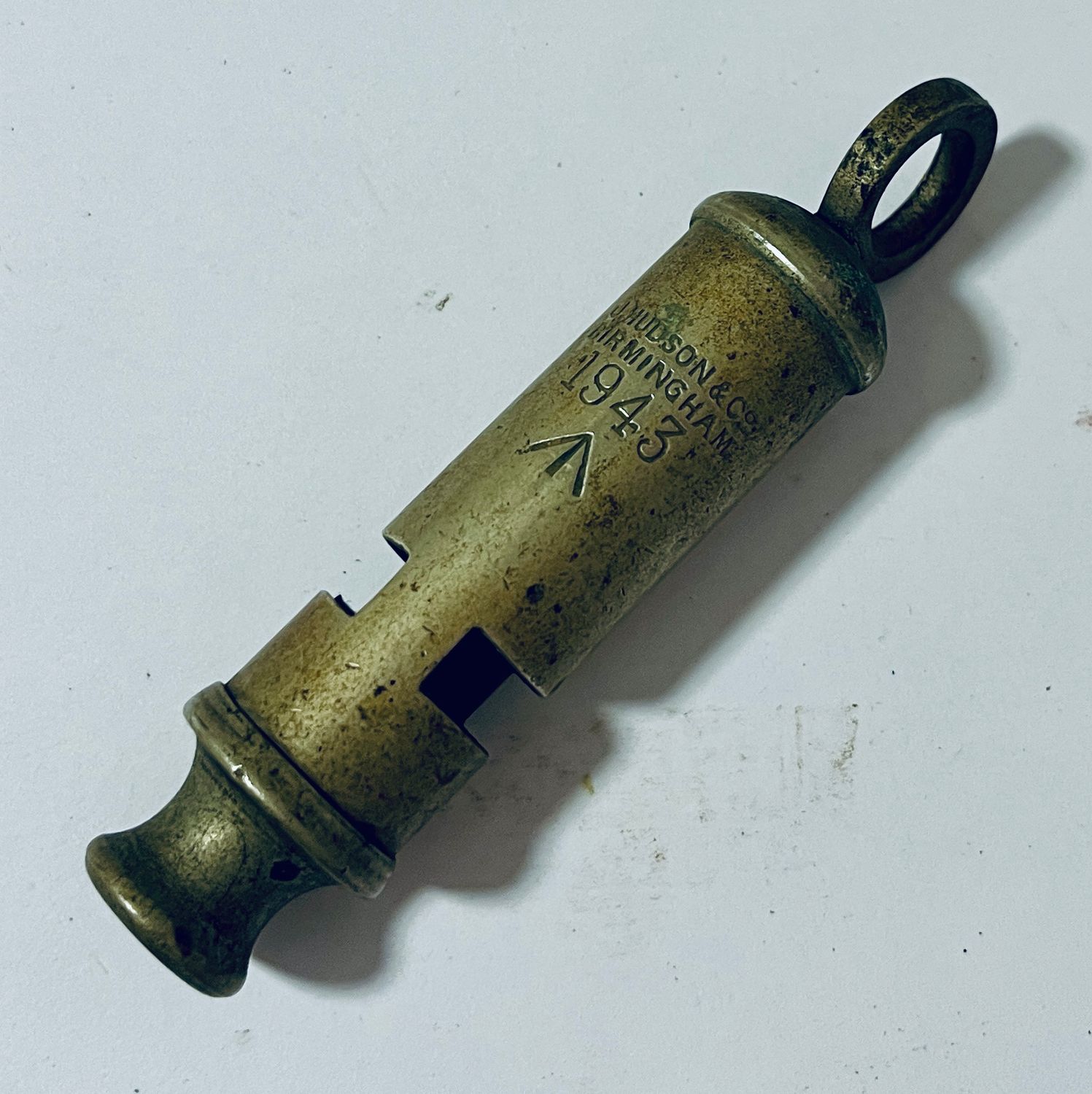 WW2 Military Police Whistle Hudson & Co Birmingham WW2 Military Police Whistle Hudson & Co Birmingham