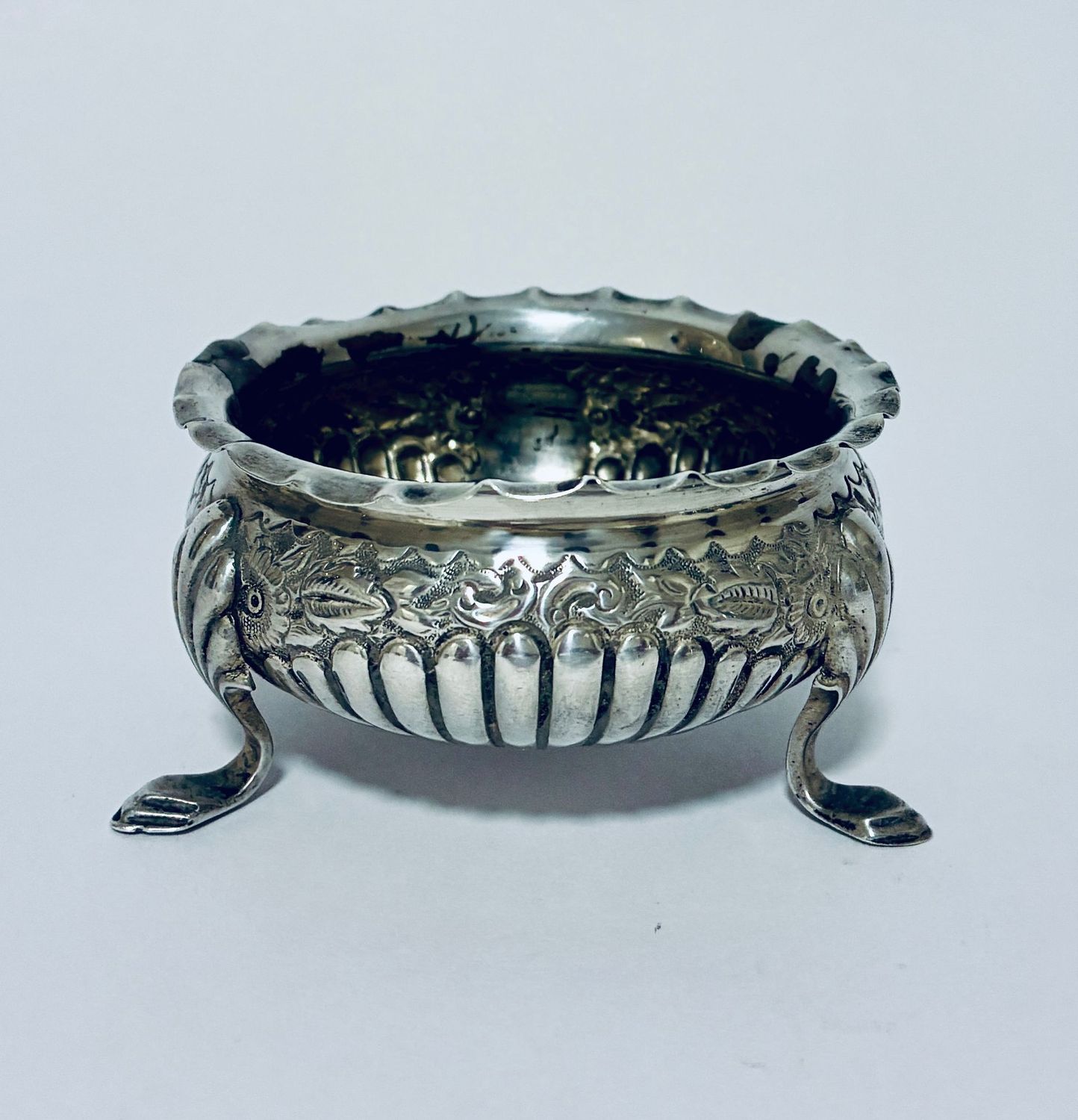 Victorian Silver Salt Dish