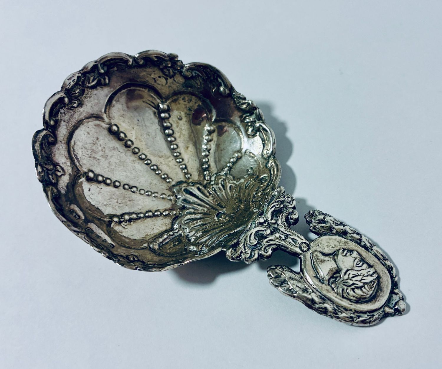 Victorian Silver Caddy Spoon