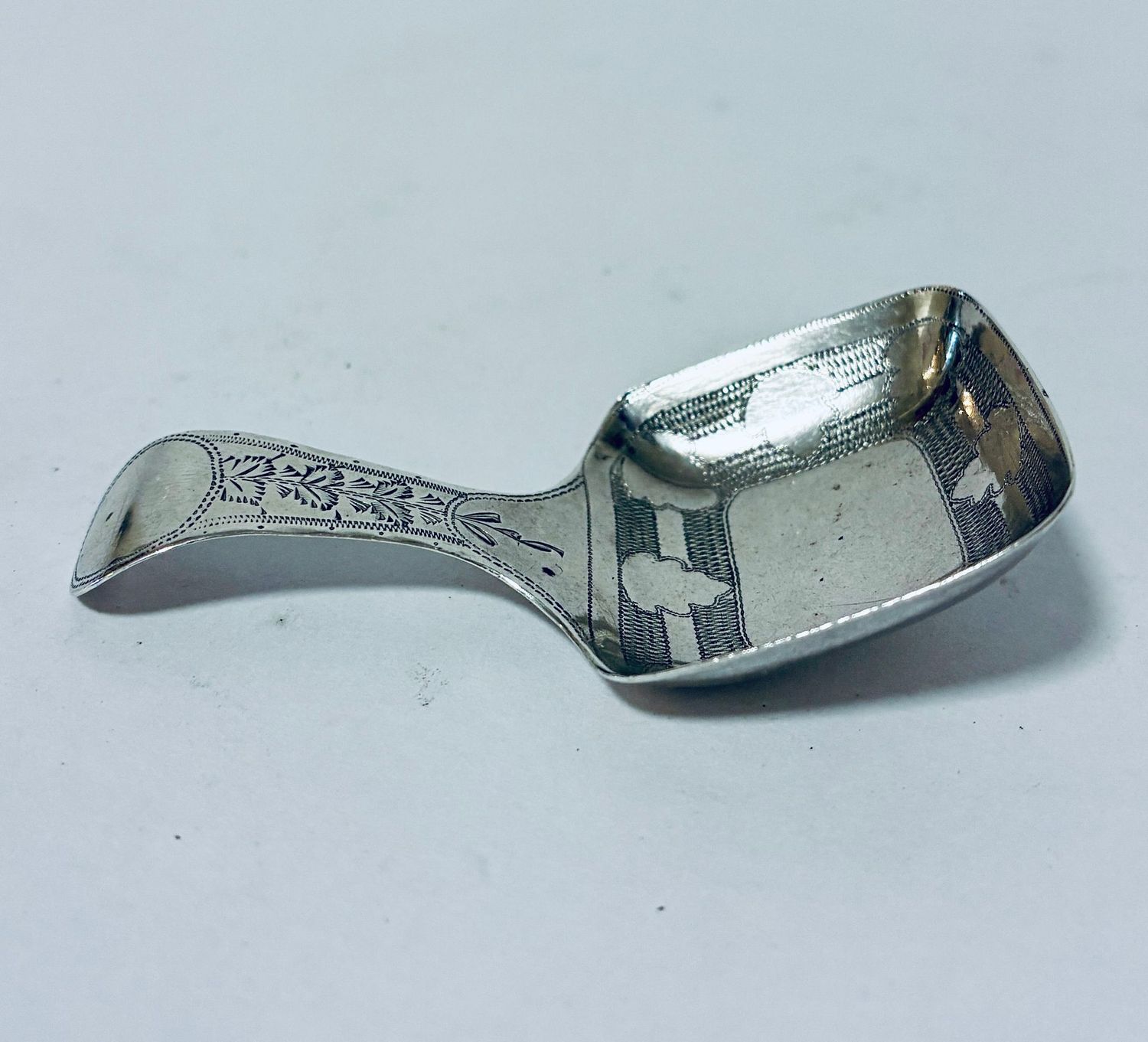 Georgian Silver Caddy Spoon