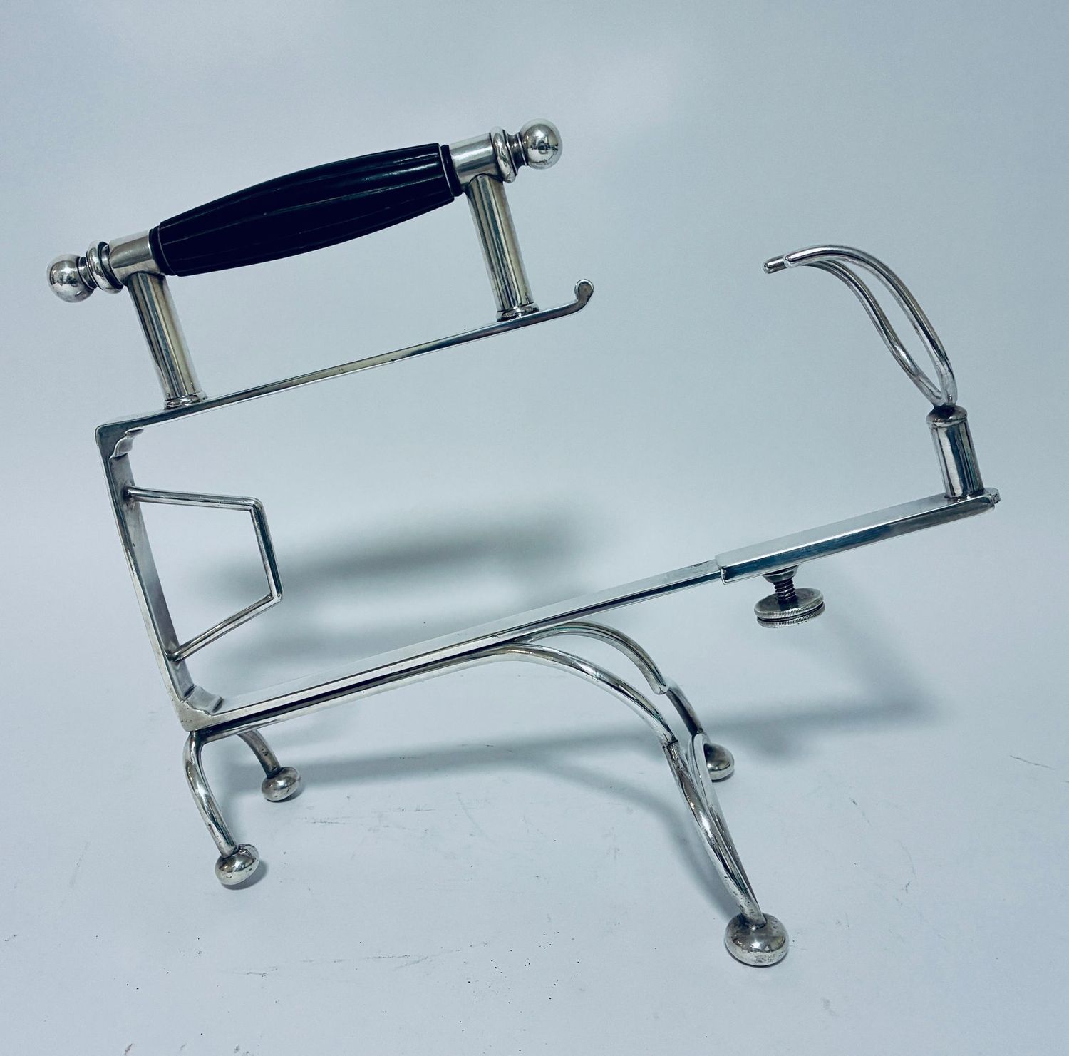 Antique Silver Plated Bottle Carrier